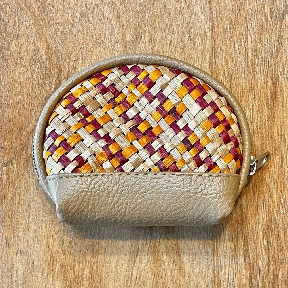 Small Woven Coin Purse